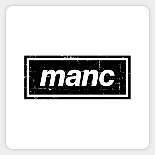 The Mancunian Indie Music Manc Sticker